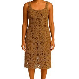 Tank Dress Solitaire Ravi Khosla ARMY Green Sleeveless Women's Small WOMAN'S